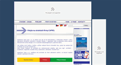 Desktop Screenshot of caprocb.cz