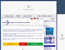 Tablet Screenshot of caprocb.cz